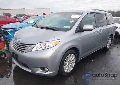 2017 Toyota Sienna Xle Premium 7 Passenger из США, поврежденный, VIN 5TDDZ3DC6HS163547